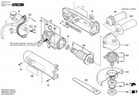 Bosch 0 603 405 901 Pws 9-125 Ce Angle Grinder 230 V / Eu Spare Parts